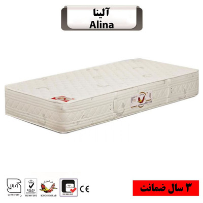 تشک تخت خوشخواب مدل آلینا سایز یک نفره 200*120  (3 سال تضمین کیفیت)