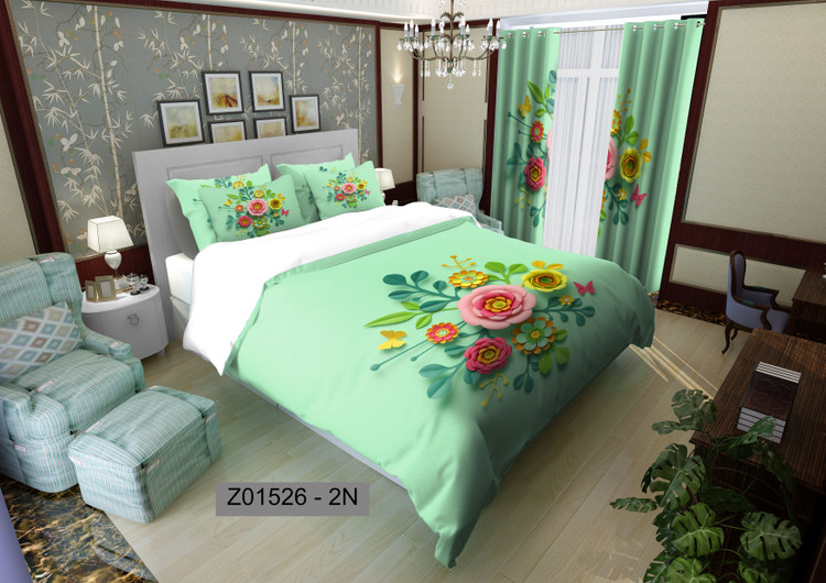 لحاف روتختی تنسل سه بعدی (3D) کالای خواب متین کد 1526