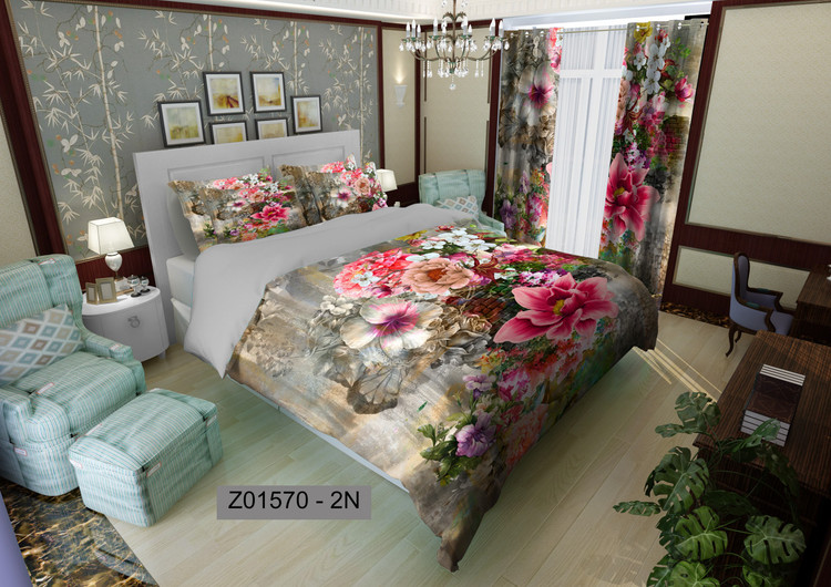 لحاف روتختی تنسل سه بعدی (3D) کالای خواب متین کد 1570
