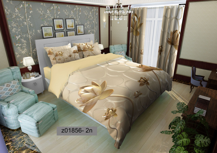 لحاف روتختی تنسل سه بعدی (3D) کالای خواب متین کد 1856