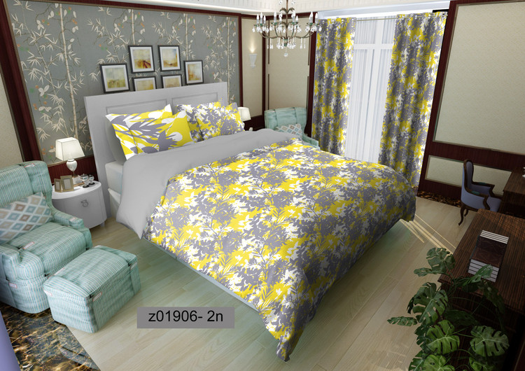 لحاف روتختی تنسل سه بعدی (3D) کالای خواب متین کد 1906