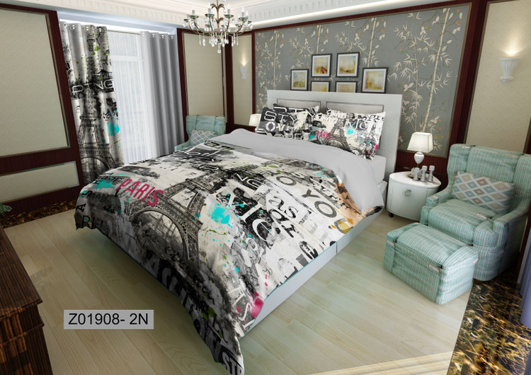 لحاف روتختی تنسل سه بعدی (3D) کالای خواب متین کد 1908