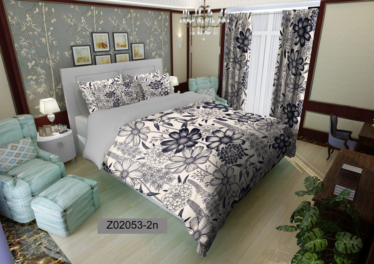 لحاف روتختی تنسل سه بعدی (3D) کالای خواب متین کد 2053