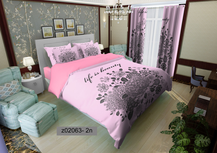 لحاف روتختی تنسل سه بعدی (3D) کالای خواب متین کد 2063