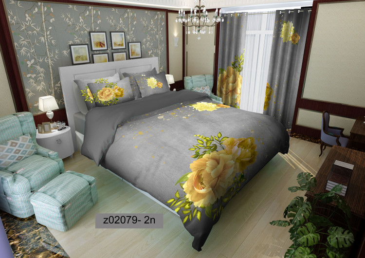 لحاف روتختی تنسل سه بعدی (3D) کالای خواب متین کد 2079