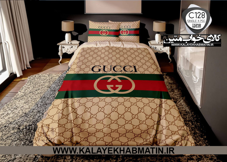 سرویس لحاف روتختی 1 نفره چاپی تنسل برند اسپایر(Turkaz-ترکاز) کد C 128