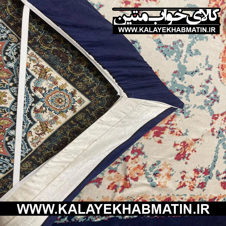 روفرشی کشدار آشپزخانه کالای خواب متین (کاور فرش)  کد M 444 - 4 متری
