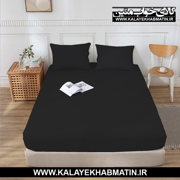 سرویس ملحفه نیم ست تک رنگ دستر سایز 1 نفره 200*90
