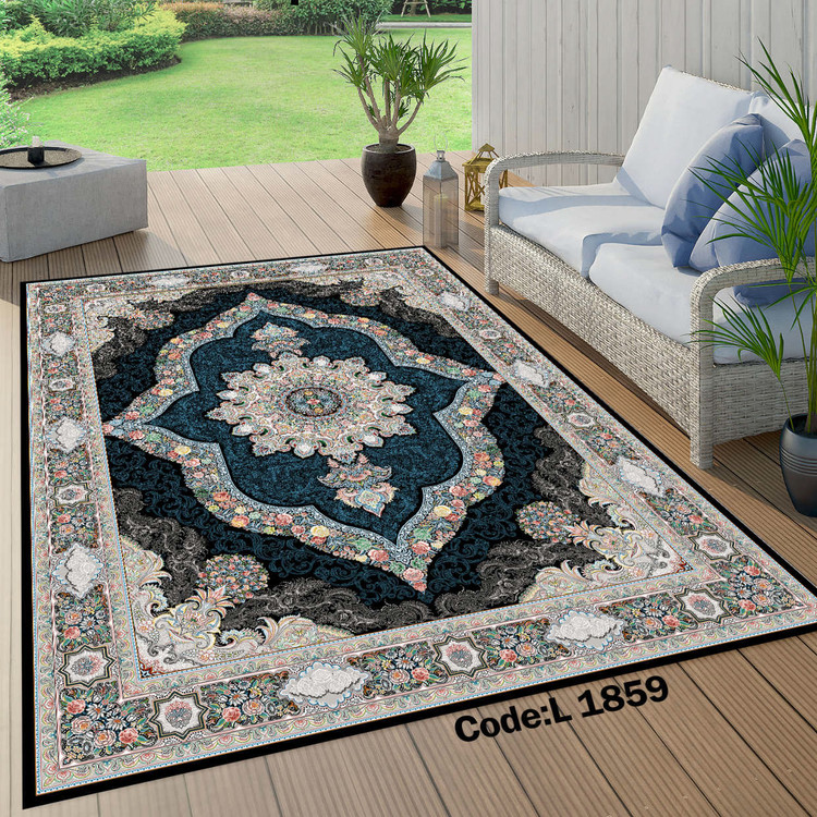روفرشی کشدار (کاور فرش) و فرشینه و پادری کالای خواب متین کد L 1859