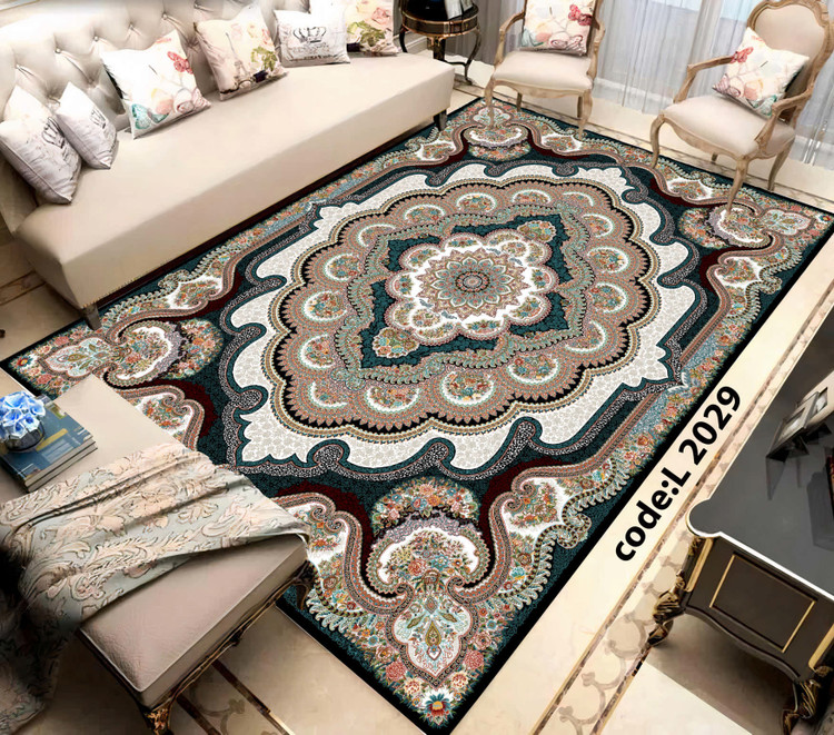 روفرشی کشدار (کاور فرش) و فرشینه و پادری کالای خواب متین کد L 2029