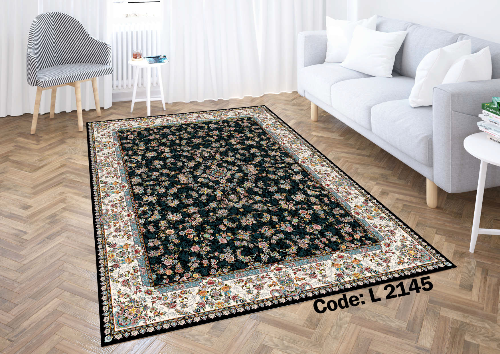 روفرشی کشدار (کاور فرش) و فرشینه و پادری کالای خواب متین کد L 2145