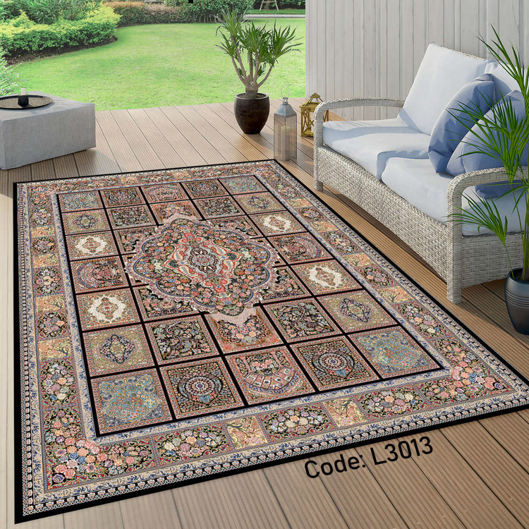 روفرشی کشدار (کاور فرش) و فرشینه و پادری کالای خواب متین کد L 3013