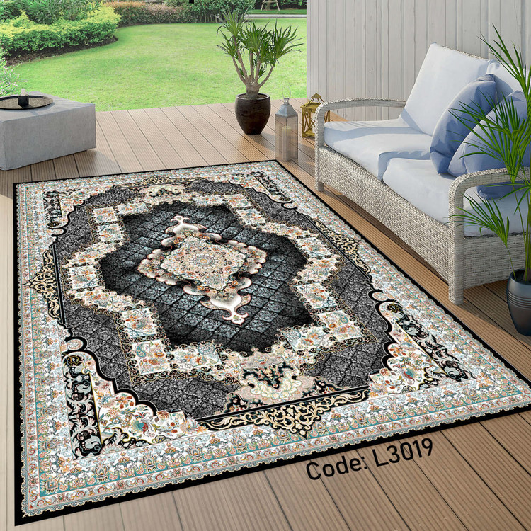 روفرشی کشدار (کاور فرش) و فرشینه و پادری کالای خواب متین کد L 3019