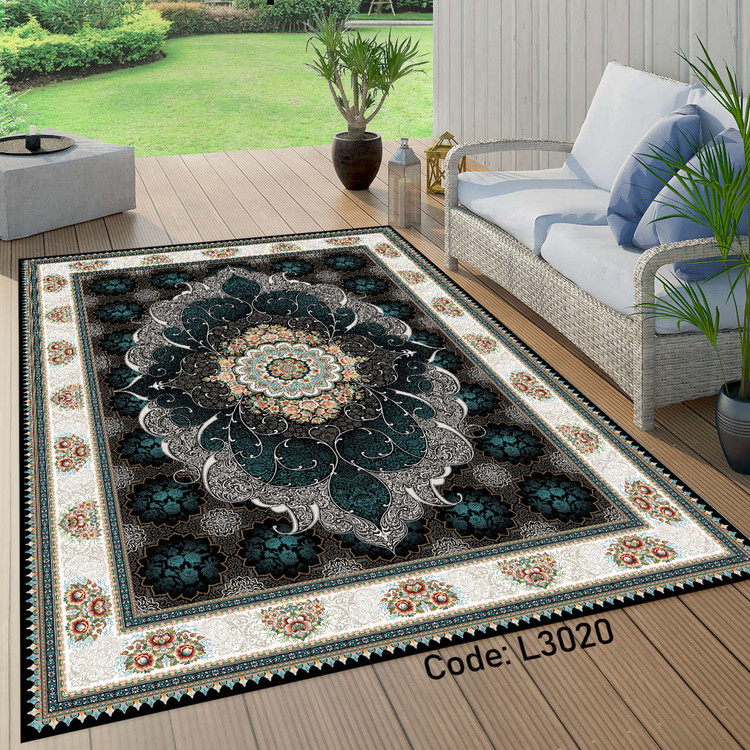 روفرشی کشدار (کاور فرش) و فرشینه و پادری کالای خواب متین کد L 3020