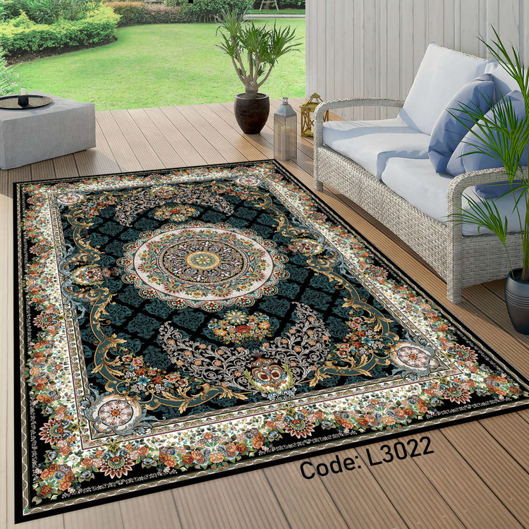 روفرشی کشدار (کاور فرش) و فرشینه و پادری کالای خواب متین کد L 3022