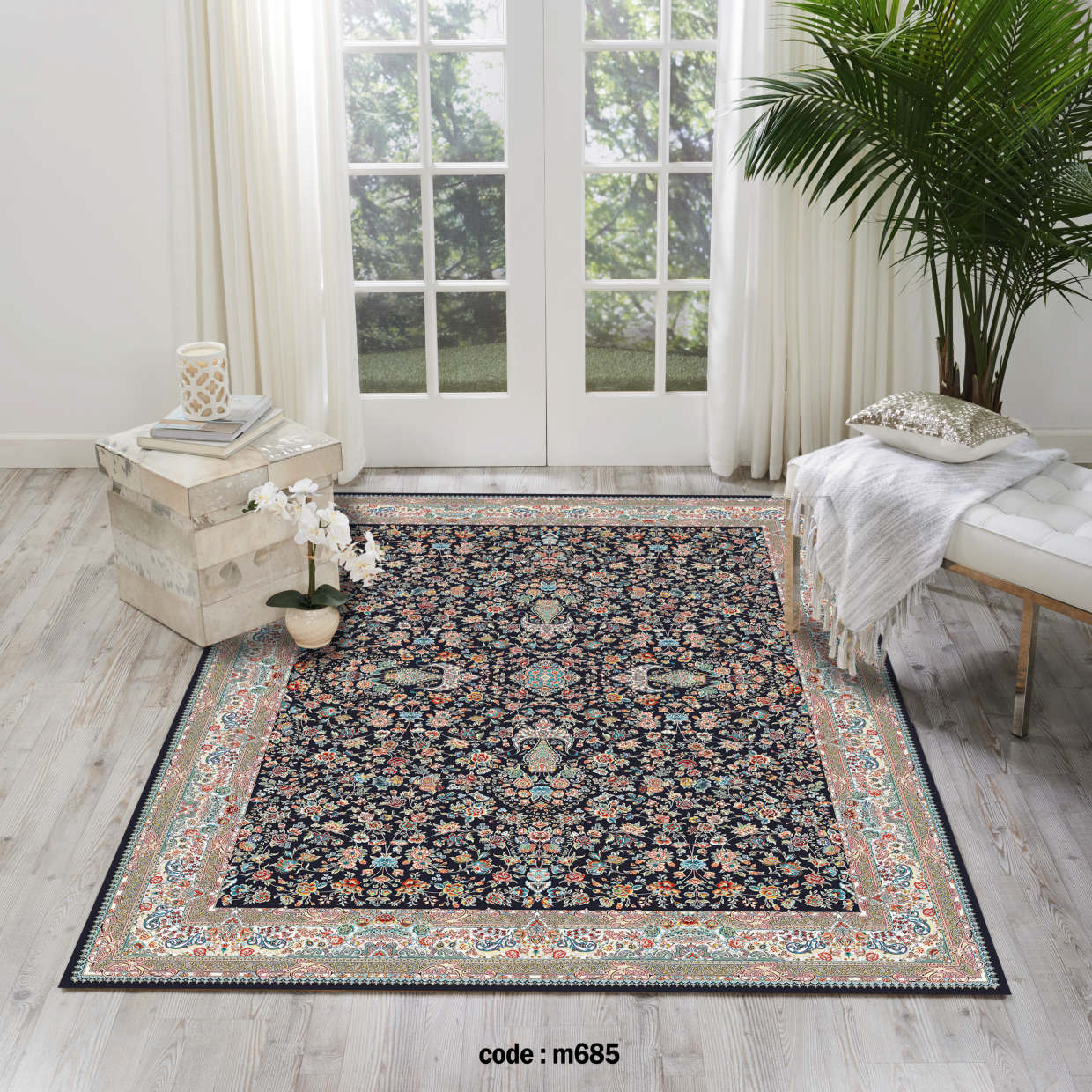 روفرشی کشدار (کاور فرش) و فرشینه و پادری کالای خواب متین کد m 685