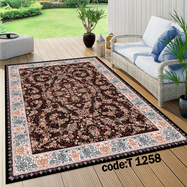 روفرشی کشدار (کاور فرش) و فرشینه و پادری کالای خواب متین کد T 1258