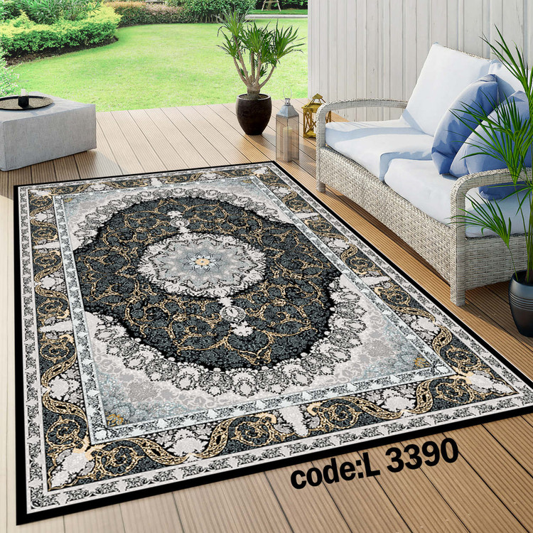 روفرشی کشدار (کاور فرش) و فرشینه و پادری کالای خواب متین کد L 3390