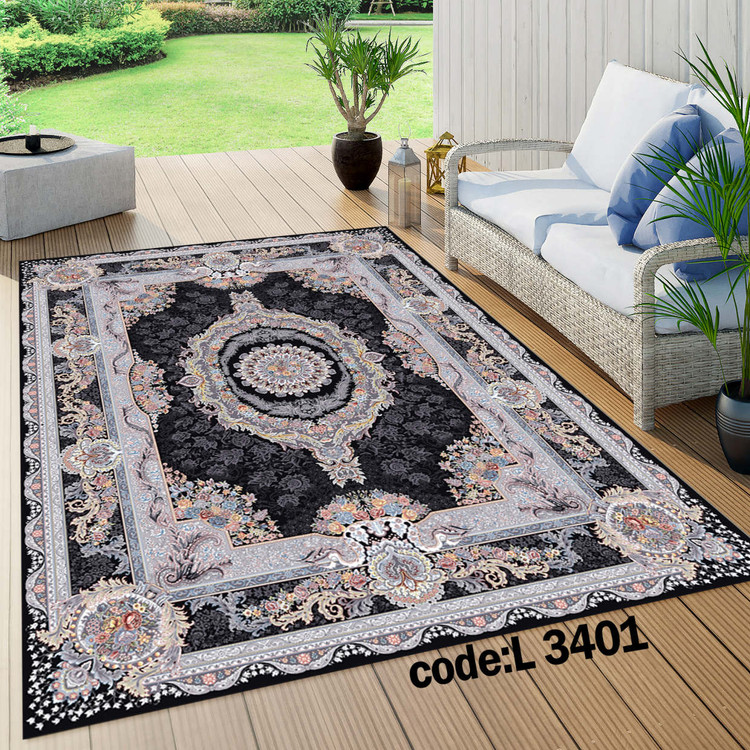 روفرشی کشدار (کاور فرش) و فرشینه و پادری کالای خواب متین کد L 3401