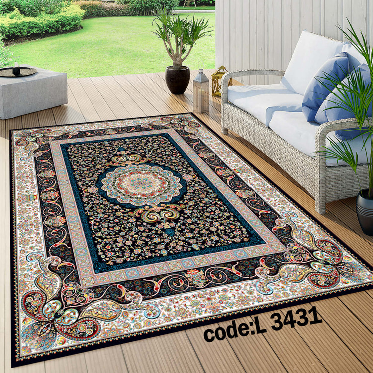 روفرشی کشدار (کاور فرش) و فرشینه و پادری کالای خواب متین کد L 3431