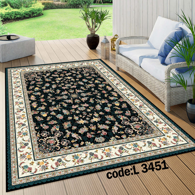 روفرشی کشدار (کاور فرش) و فرشینه و پادری کالای خواب متین کد L 3451