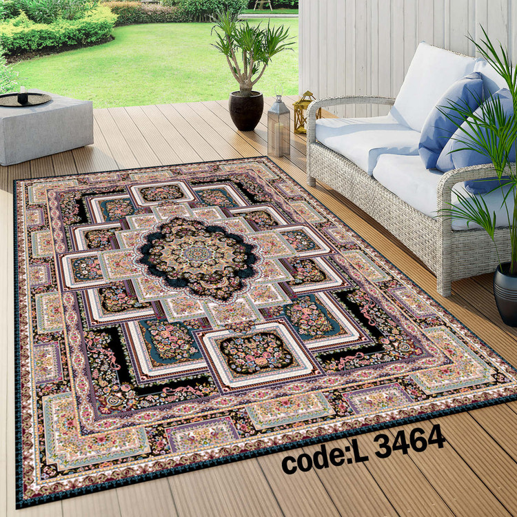 روفرشی کشدار (کاور فرش) و فرشینه و پادری کالای خواب متین کد L3464