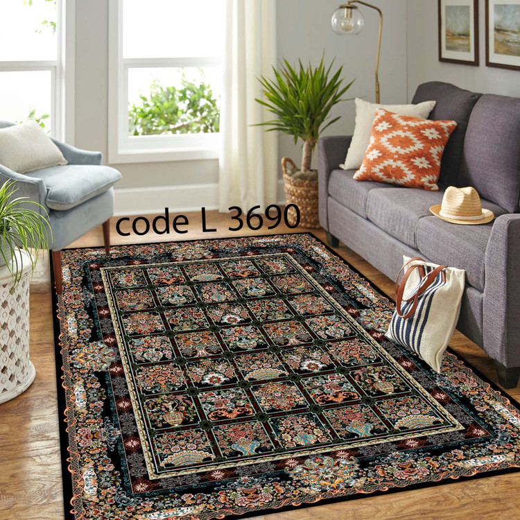 روفرشی کشدار (کاور فرش) و فرشینه و پادری کالای خواب متین کد L 3690