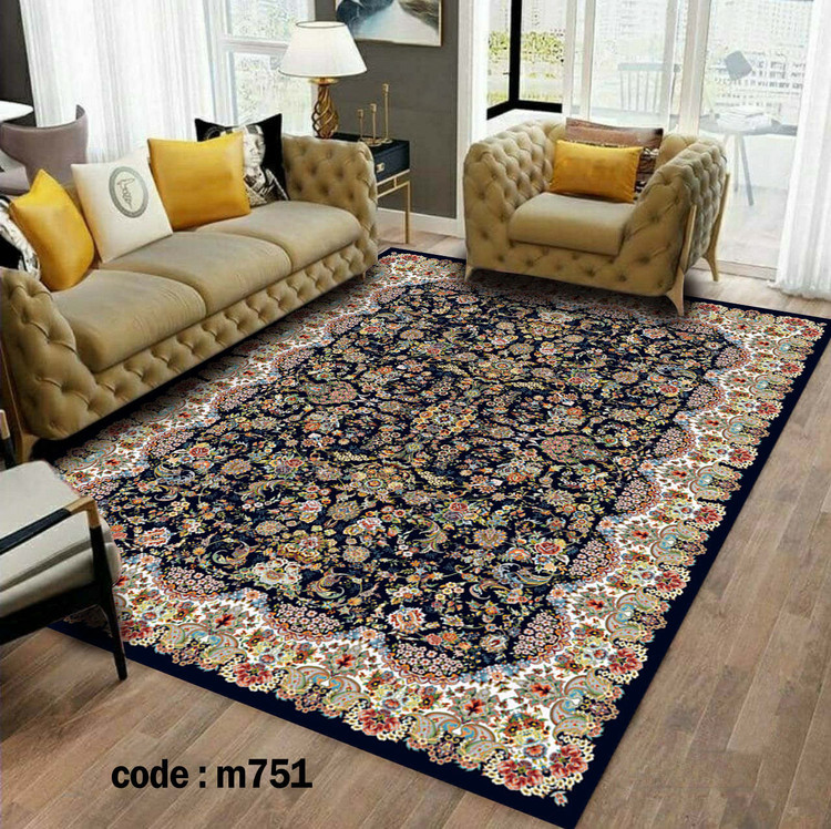 روفرشی کشدار (کاور فرش) و فرشینه و پادری کالای خواب متین کد m 751