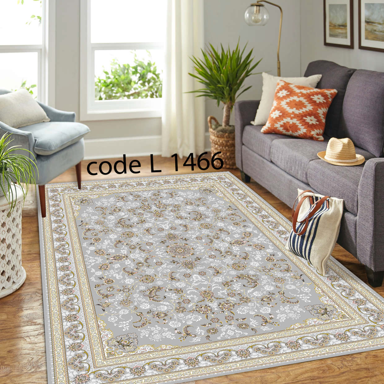 روفرشی کشدار (کاور فرش) و فرشینه و پادری کالای خواب متین کد L 1466