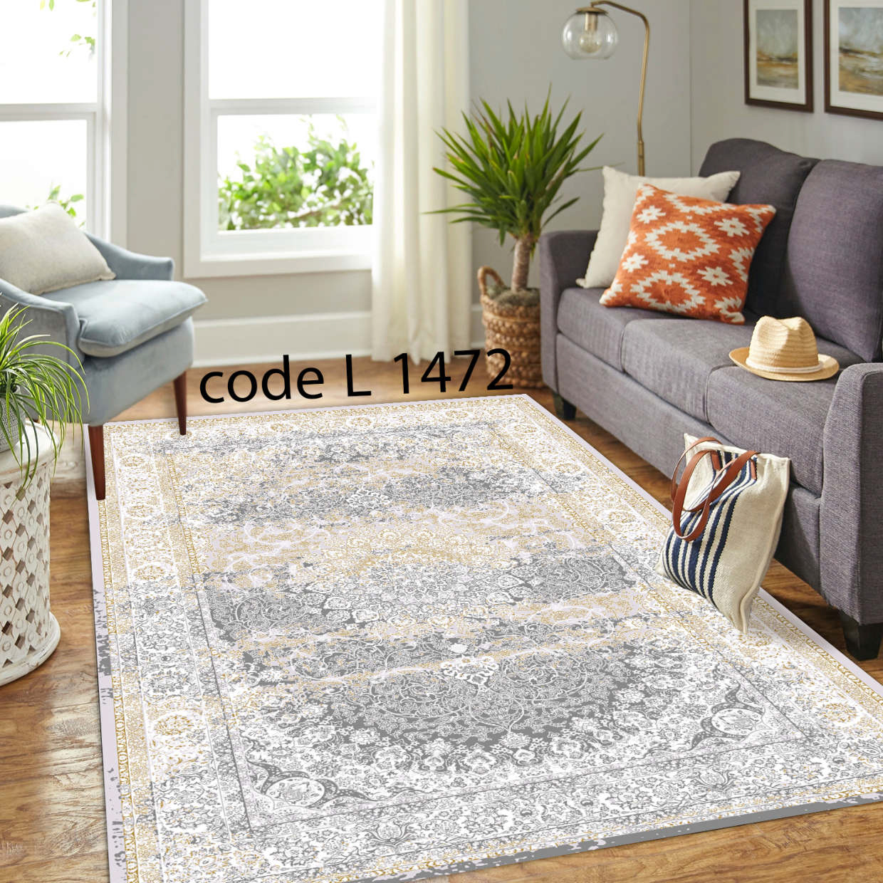 روفرشی کشدار (کاور فرش) و فرشینه و پادری کالای خواب متین کد L 1472