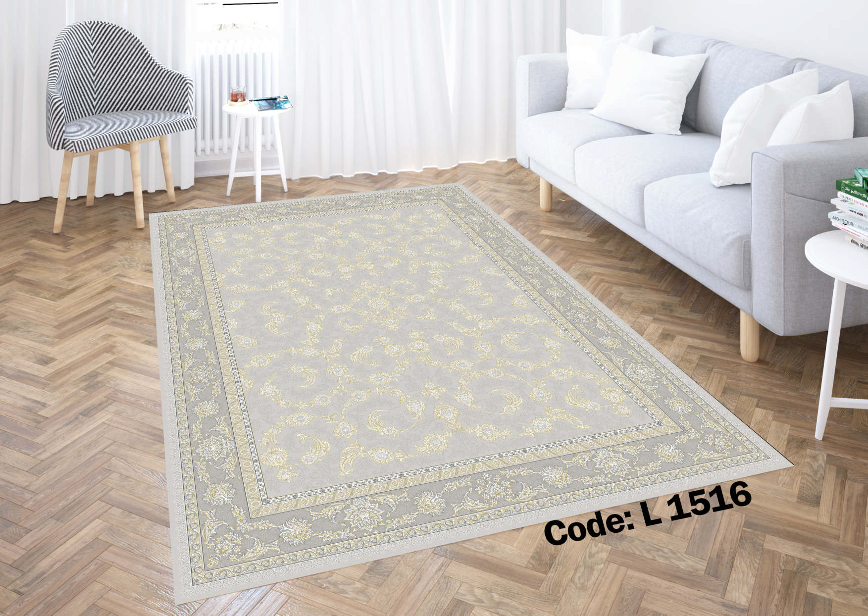 روفرشی کشدار (کاور فرش) و فرشینه و پادری کالای خواب متین کد L 1516