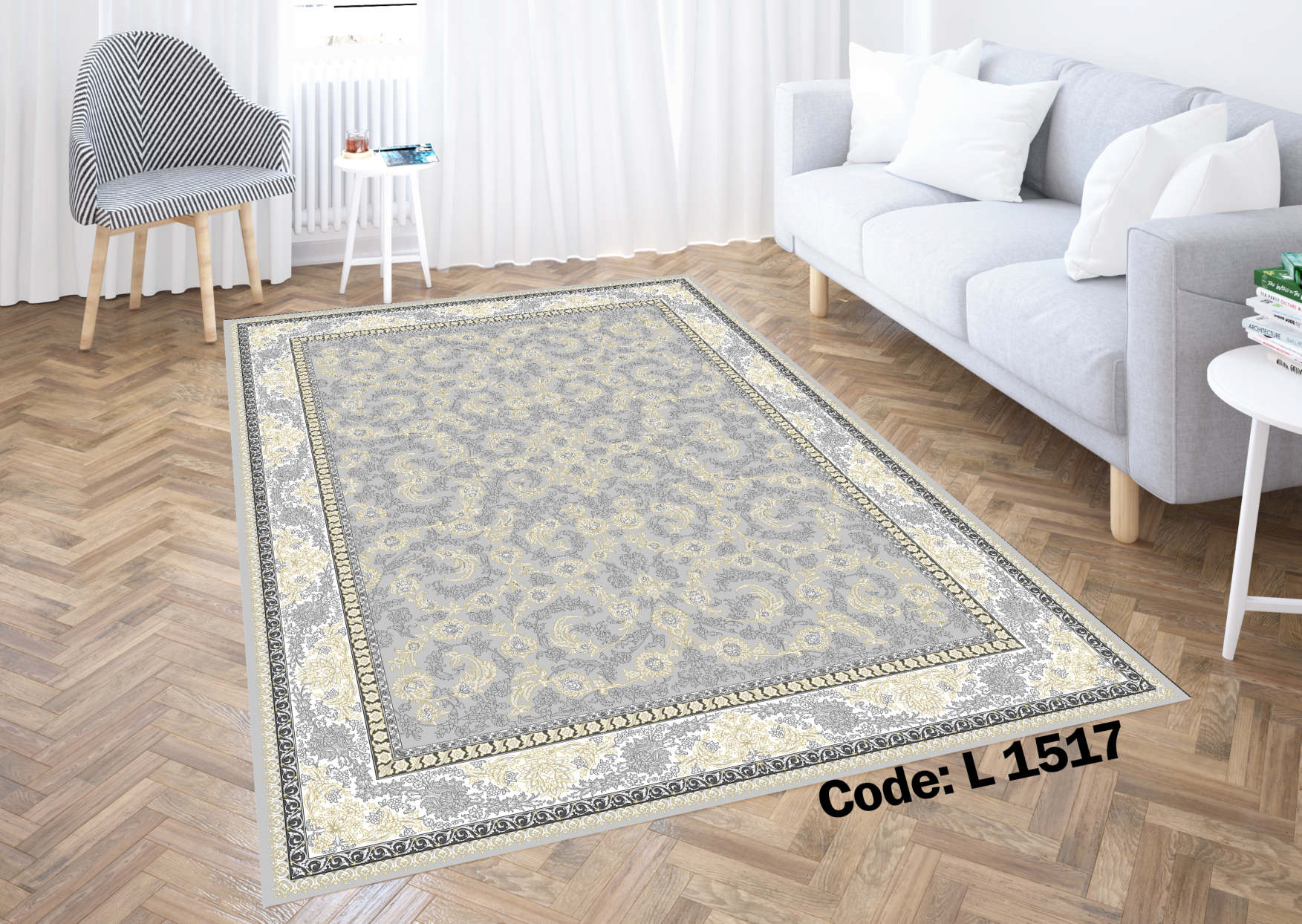 روفرشی کشدار (کاور فرش) و فرشینه و پادری کالای خواب متین کد L 1517