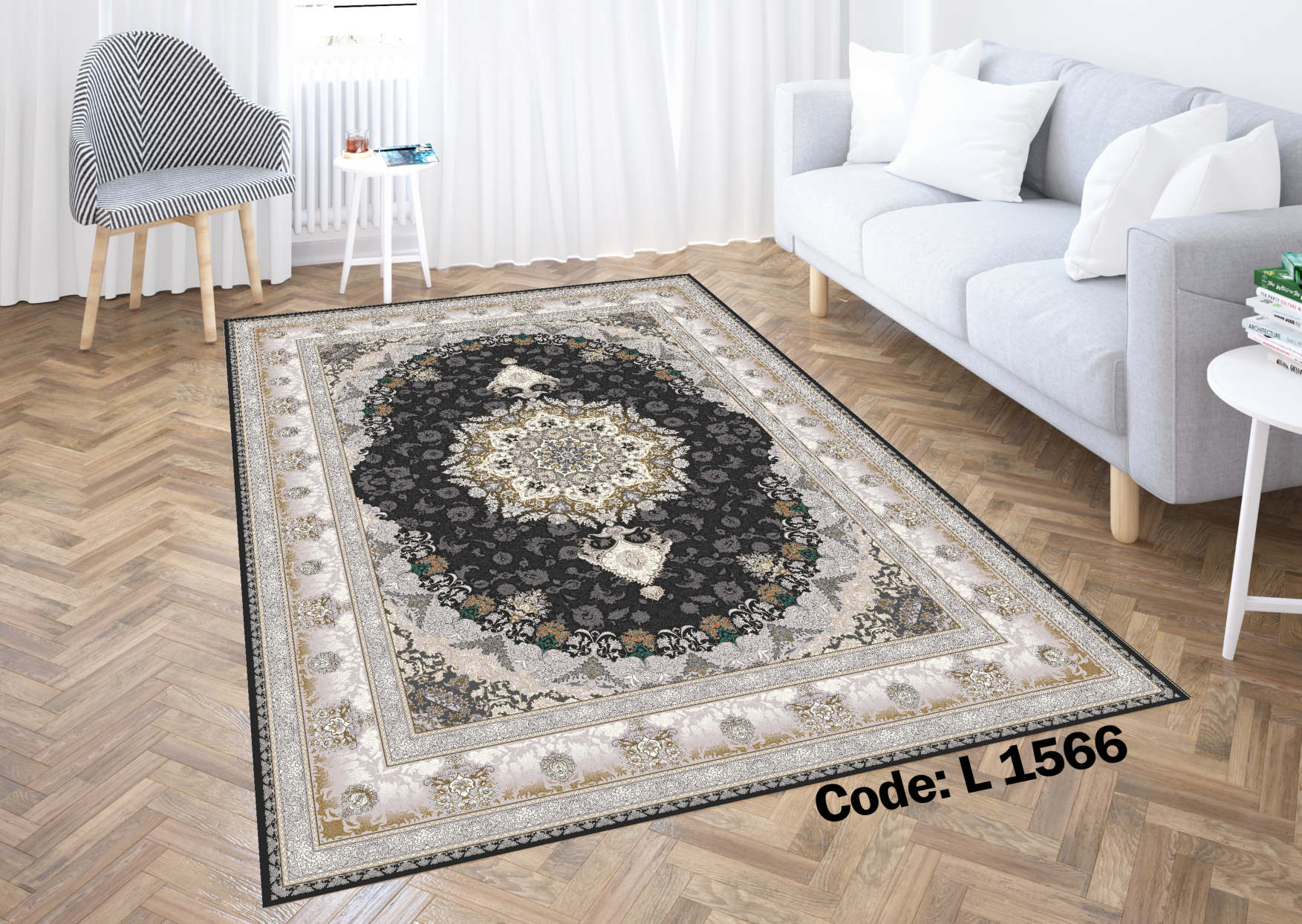 روفرشی کشدار (کاور فرش) و فرشینه و پادری کالای خواب متین کد L 1566