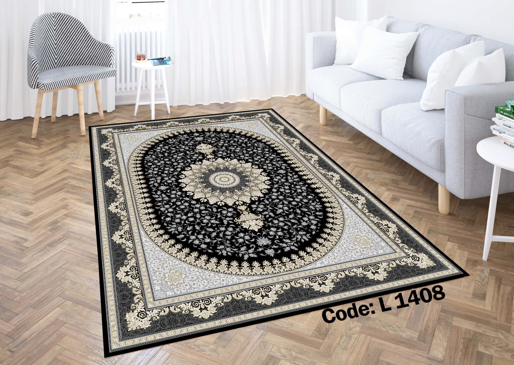 روفرشی کشدار (کاور فرش) و فرشینه و پادری کالای خواب متین کد L 1408