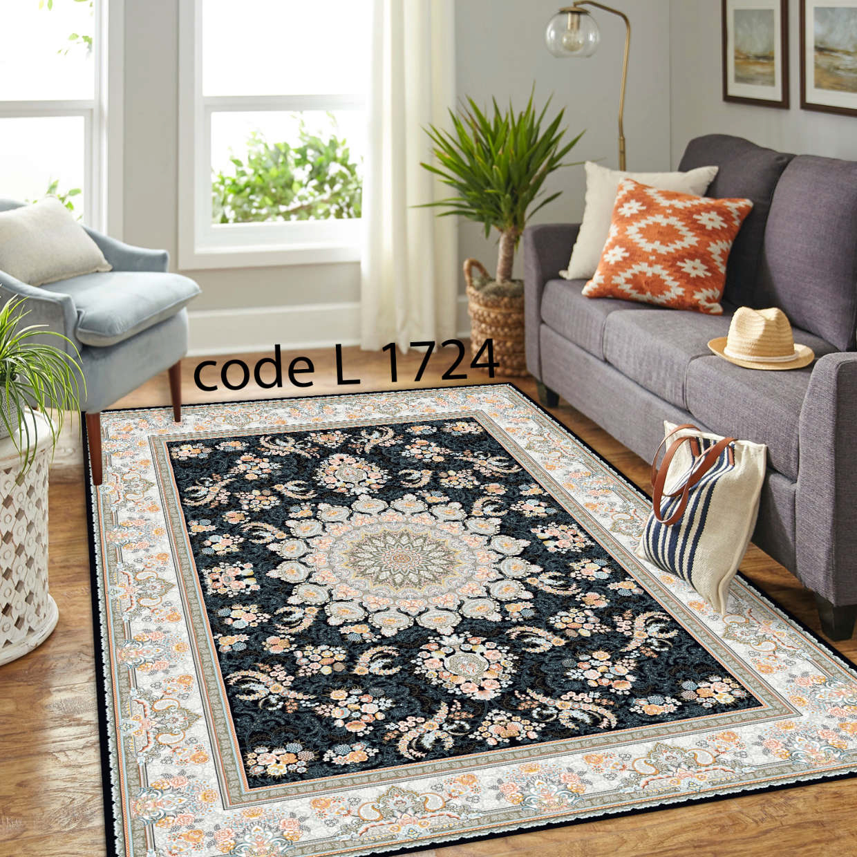 روفرشی کشدار (کاور فرش) و فرشینه و پادری کالای خواب متین کد L 1724