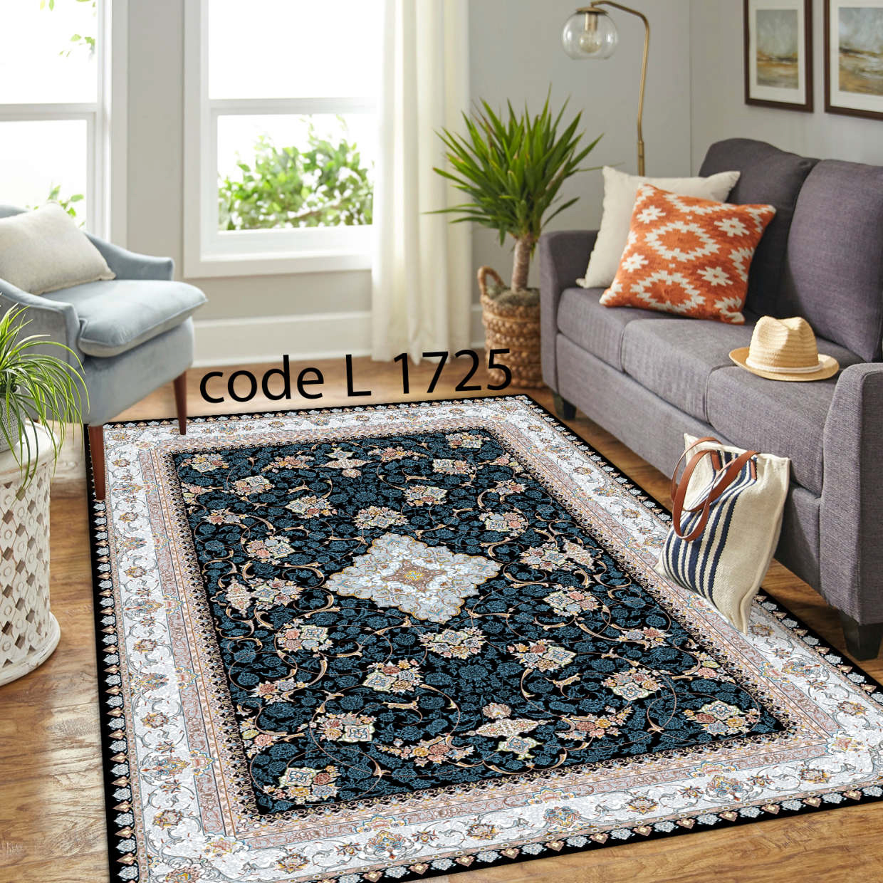روفرشی کشدار (کاور فرش) و فرشینه و پادری کالای خواب متین کد L 1725