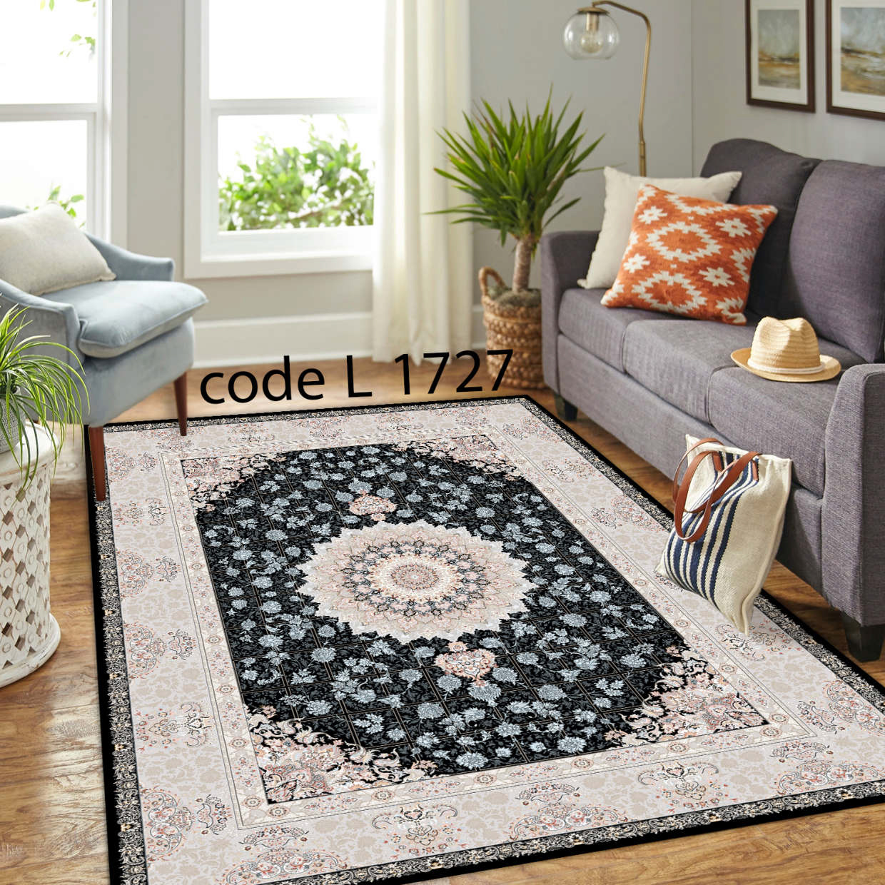 روفرشی کشدار (کاور فرش) و فرشینه و پادری کالای خواب متین کد L 1727