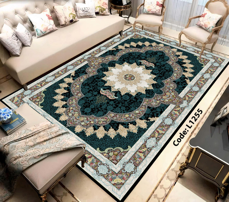روفرشی کشدار (کاور فرش) و فرشینه و پادری کالای خواب متین کد L 1255