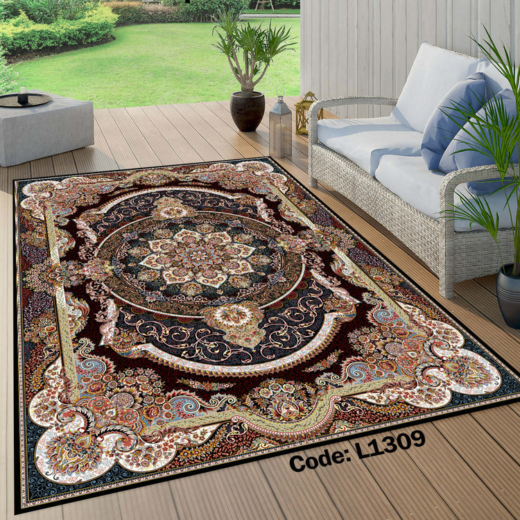 روفرشی کشدار (کاور فرش) و فرشینه و پادری کالای خواب متین کد L 1309