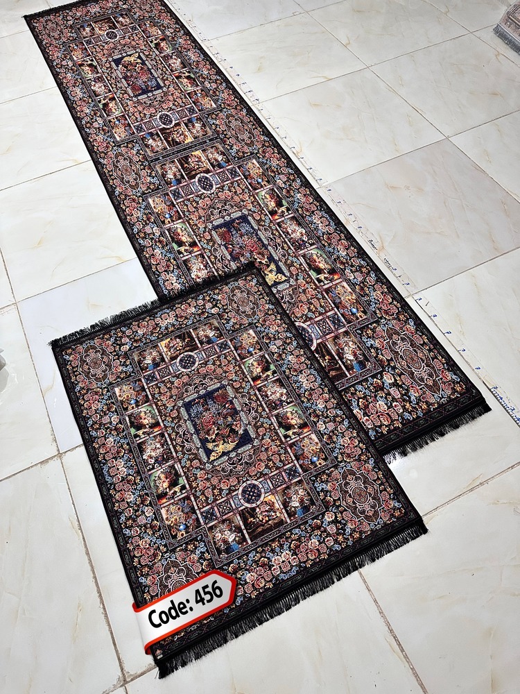 روفرشی کشدار (کاور فرش) و فرشینه و پادری کالای خواب متین کد 456