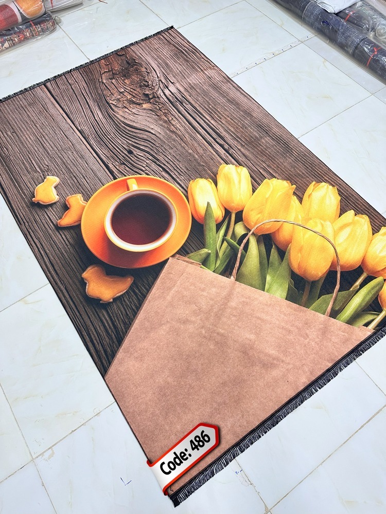 روفرشی کشدار (کاور فرش) و فرشینه و پادری کالای خواب متین کد 486