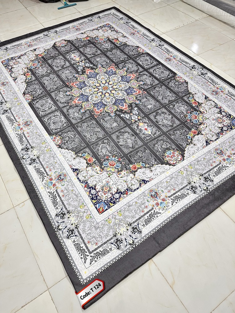 روفرشی کشدار (کاور فرش) و فرشینه و پادری کالای خواب متین کد T 124