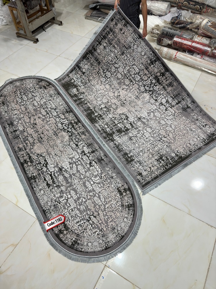 روفرشی کشدار (کاور فرش) و فرشینه و پادری کالای خواب متین کد 1182