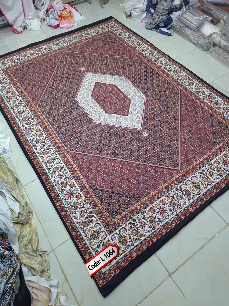 روفرشی کشدار (کاور فرش) و فرشینه و پادری کالای خواب متین کد L 1064