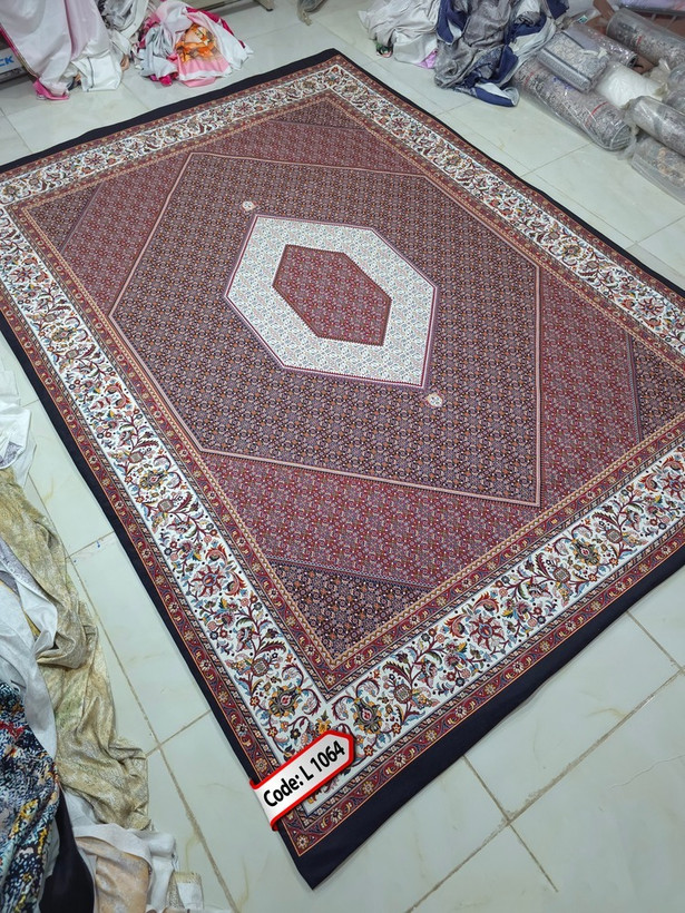 روفرشی کشدار (کاور فرش) و فرشینه و پادری کالای خواب متین کد L 1064