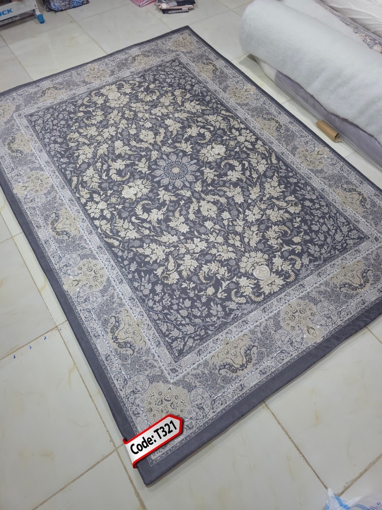 روفرشی کشدار (کاور فرش) و فرشینه و پادری کالای خواب متین کد T 321