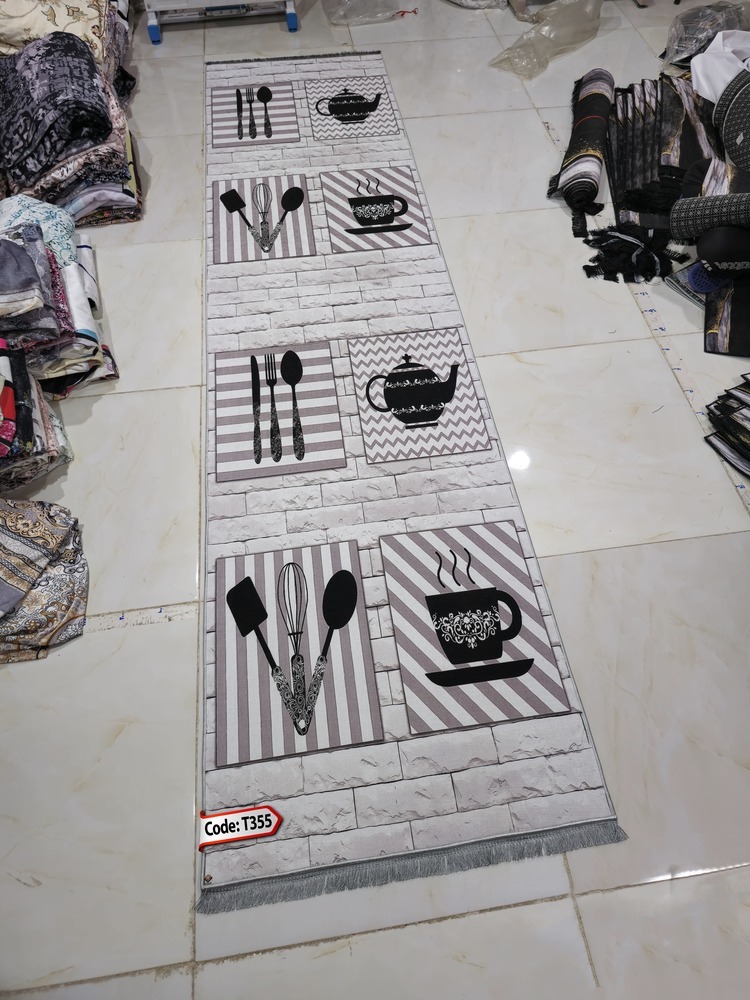 روفرشی کشدار (کاور فرش) و فرشینه و پادری کالای خواب متین کد T 355
