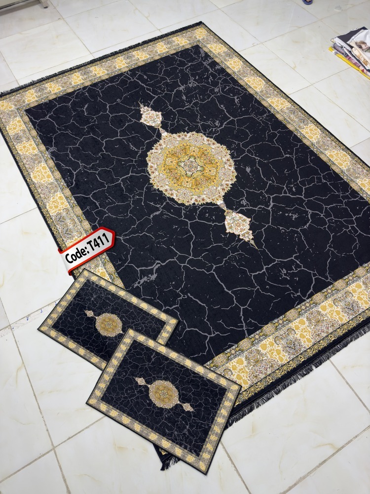 روفرشی کشدار (کاور فرش) و فرشینه و پادری کالای خواب متین کد T 411