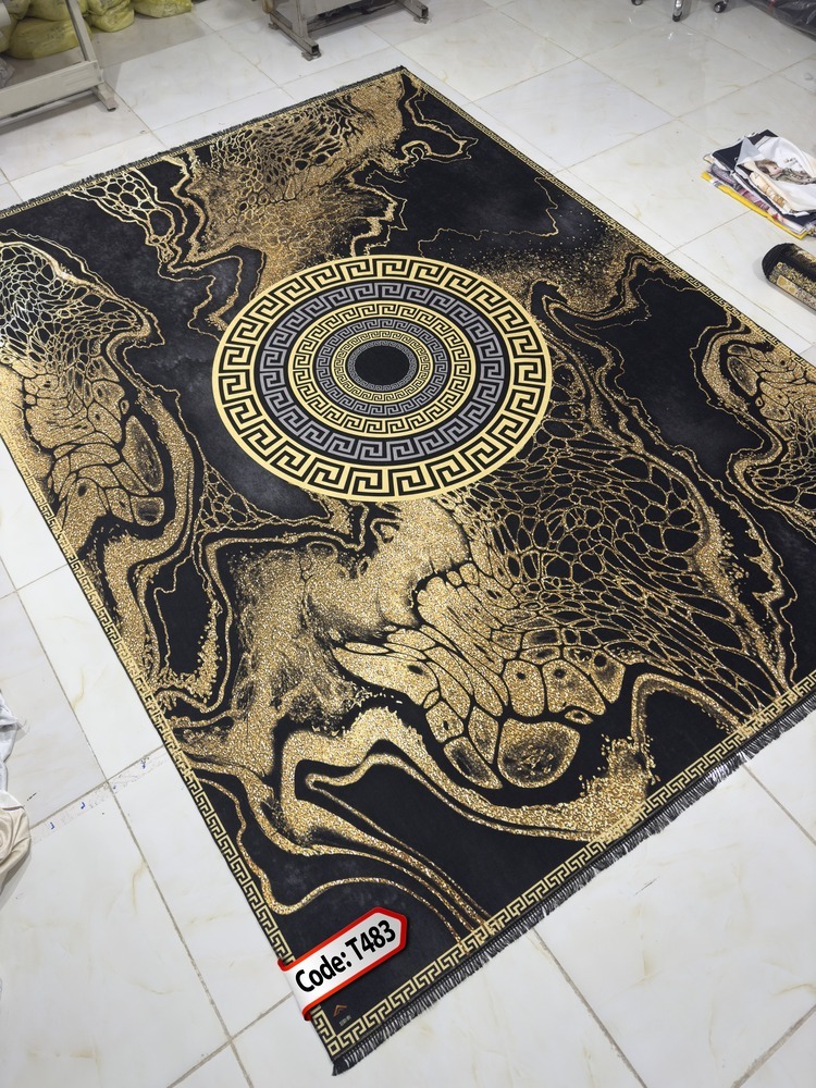 روفرشی کشدار (کاور فرش) و فرشینه و پادری کالای خواب متین کد T 483