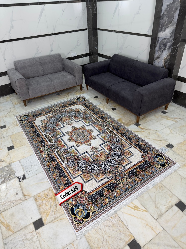 روفرشی کشدار (کاور فرش) و فرشینه و پادری کالای خواب متین کد 529